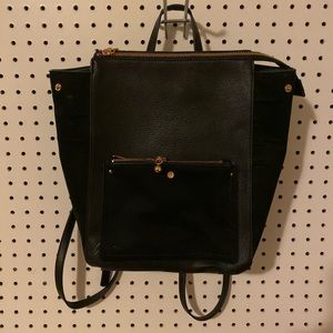 LC Lauren Conrad Black Backpack Purse